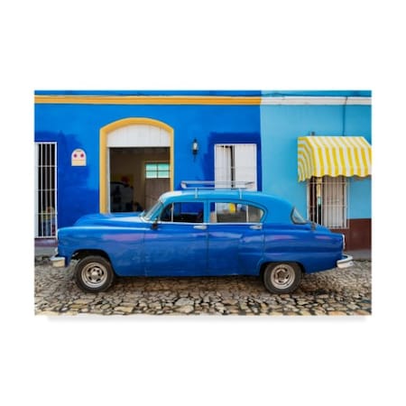 Philippe Hugonnard 'Cuban Blue' Canvas Art,22x32
